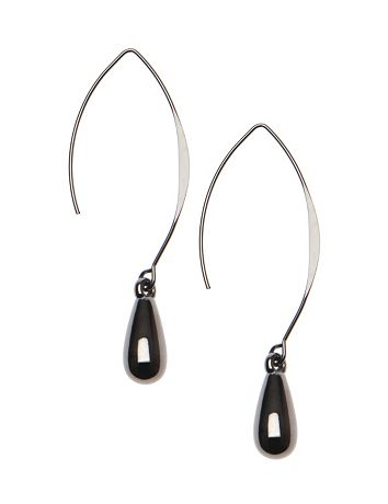 A-wire teardrop earrings by Lane Bryant