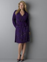 Chrissy print wrap dress