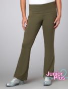 Roll-Waist Yoga Pants