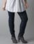 Plus size woven denim pull-on jeggings