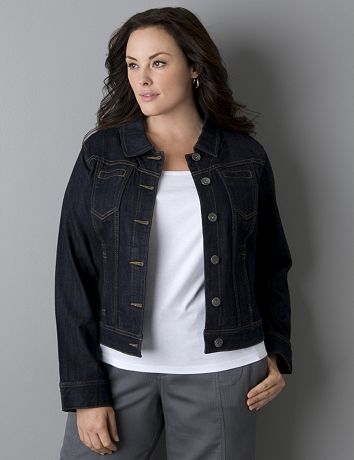 Denim jacket by Lane Bryant