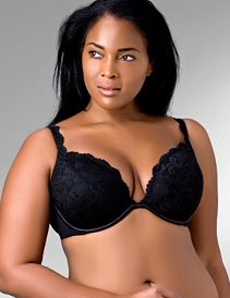 Lace plunge bra by Cacique