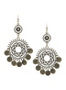 Lane Bryant Goldtone filigree medallion earrings by - - Size One Size