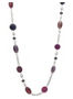 Lane Bryant Bead and chain necklace by - /Dark Purple - Size One Size