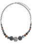 Lane Bryant Bead & fireball chain necklace by - /Black - Size One Size