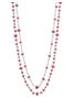 Lane Bryant Double row faux garnet necklace by - /True red - Size One