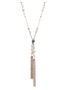 Lane Bryant Beaded tassel pendant necklace by - /Gold tone - Size One