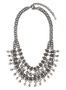 Lane Bryant Faceted bead bib necklace by - /Hematite - Size One Size