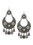 Lane Bryant Etched silvertone drop earrings by - /GOLD TONE - Size