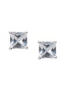 Lane Bryant Small square cubic zirconium stud earrings by -