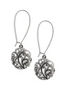 Lane Bryant Silvertone filigree A-wire earrings by - - Size One Size