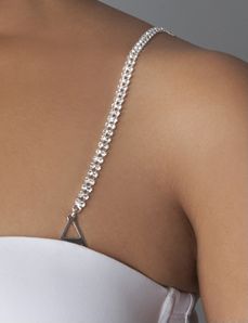 Diamante bra straps
