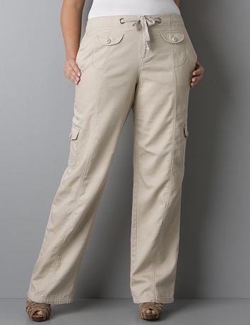 women's drawstring cargo pants