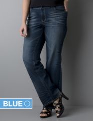 Plus size Distinctly Boot jean with Right Fit Technology