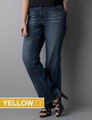 Plus size Distinctly Boot jean with Right Fit Technology