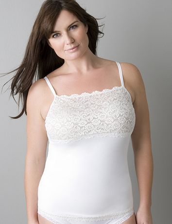 Plus size Slimming Lace Trimmed Cami
