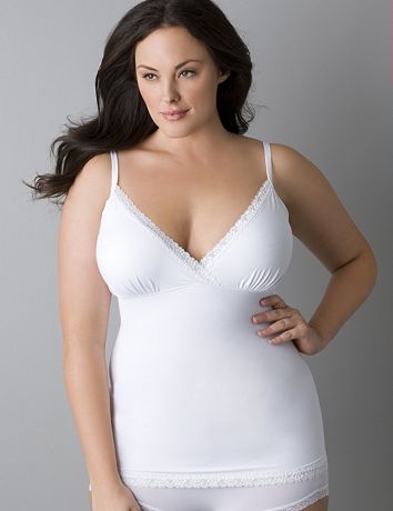 Plus size Slimming Surplice Cami
