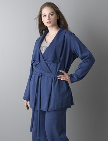 Terry tie jacket by DKNY JEANS
