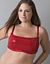Plus size sequin cami bra