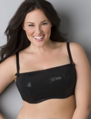 Plus size sequin cami bra