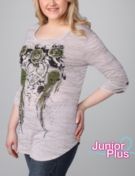 Graphic 3/4-Sleeve Tee