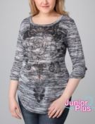 Graphic 3/4-Sleeve Tee