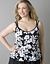 Plus size Floral silhouette swim tank by Miraclesuit&reg;