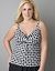 Ring pattern swim tank by Miraclesuit&reg; in sizes 16 - 24