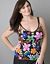 Plus size Floral print swim tank by Miraclesuit