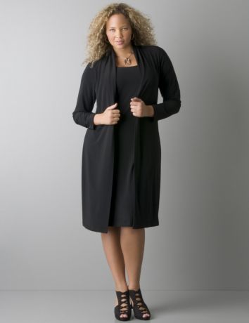 Cute plus size sheath dresses with jackets