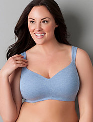 cotton molded no wire bra