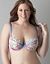 Ric rac trim plus size demi bra