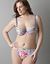 Ric rac trim plus size demi bra