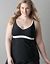 Plus size No wire empire waist swim top