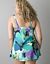 Watercolor swim dress in plus sizes