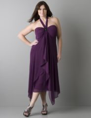 plus size halter dress