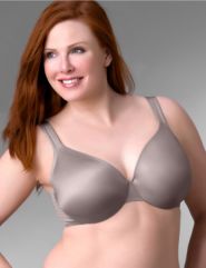 Smooth saitn full-coverage bra