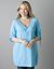 Plus size ruched elbow sleeve tunic
