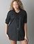 Plus size Rolled sleeve beach & swim cover up