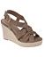 Wide Width Sling back wedge sandal non-slip
