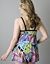 Plus Size Shirred side swim dress