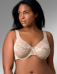 Lace full-coverage bra
