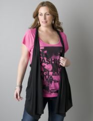 plus size diva tee
