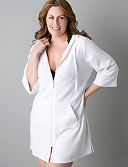 Terry Towling Plus Size Cover Up