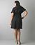 Plus size rosette trim dress