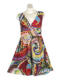 Space Race Print Dress by Blue Plate