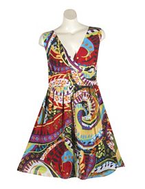 Space Race Print Dress by Blue Plate