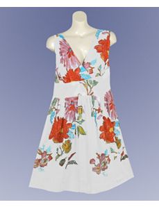 White Radio Days Dress by Blue Plate