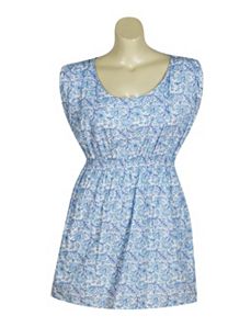 Light Blue Flowery Dress by Blue Plate