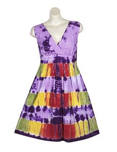 Purple Tie Dye Dress by Blue Plate